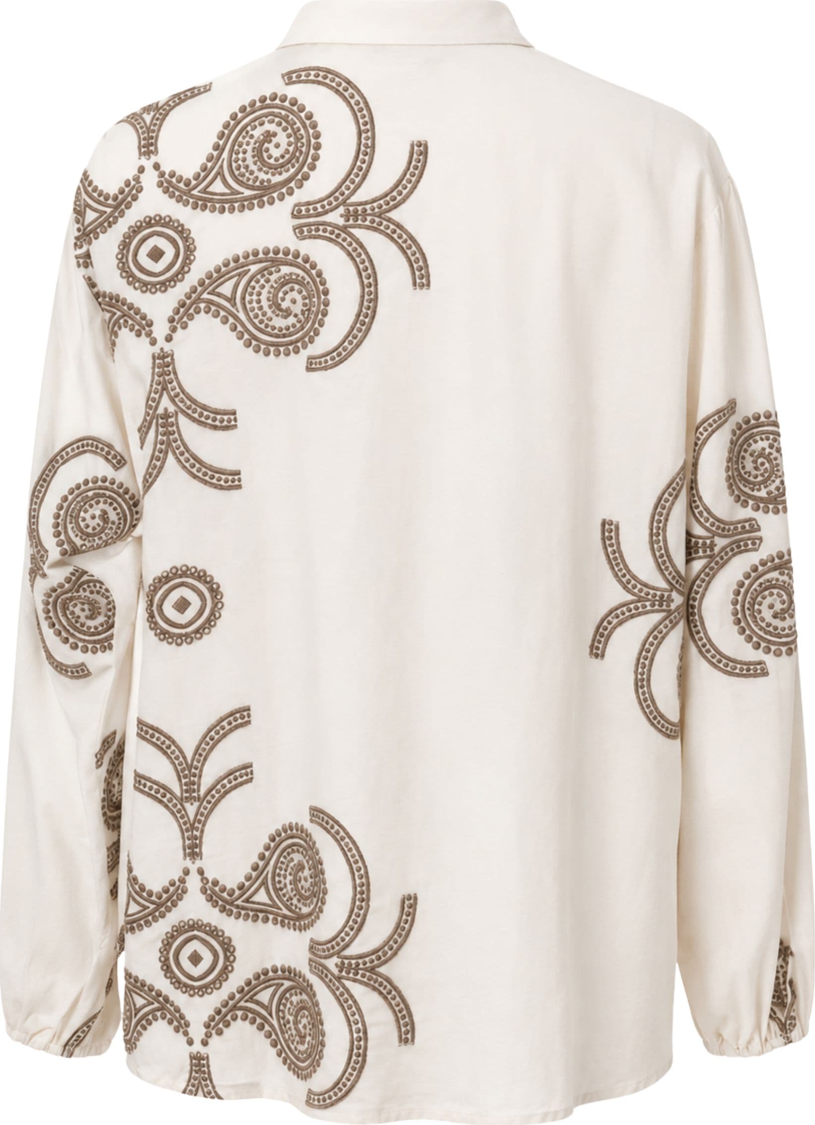 SOUVENIR CAMICIA  BURRO E MARRONE - 2