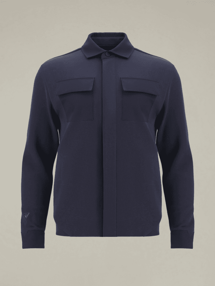 MACRON camicia overshirt uomo navy blue - 6
