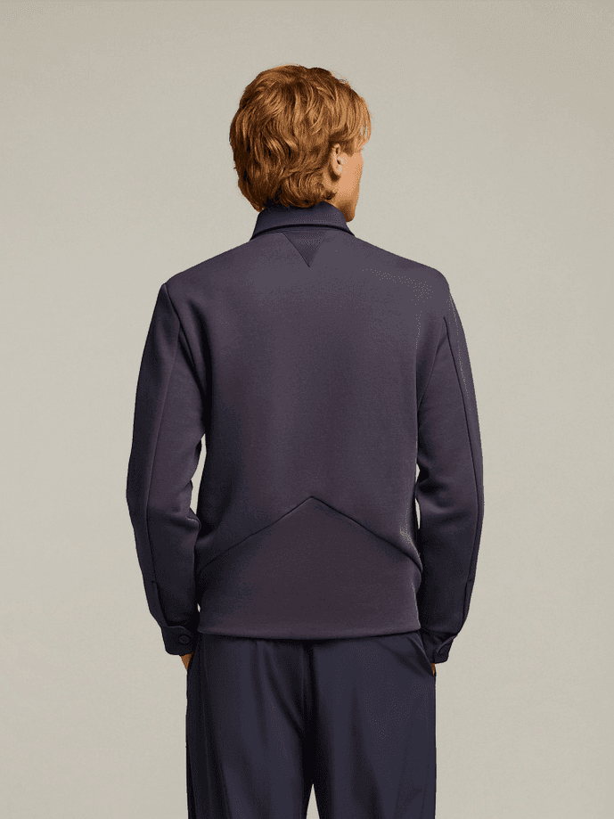 MACRON camicia overshirt uomo navy blue - 4