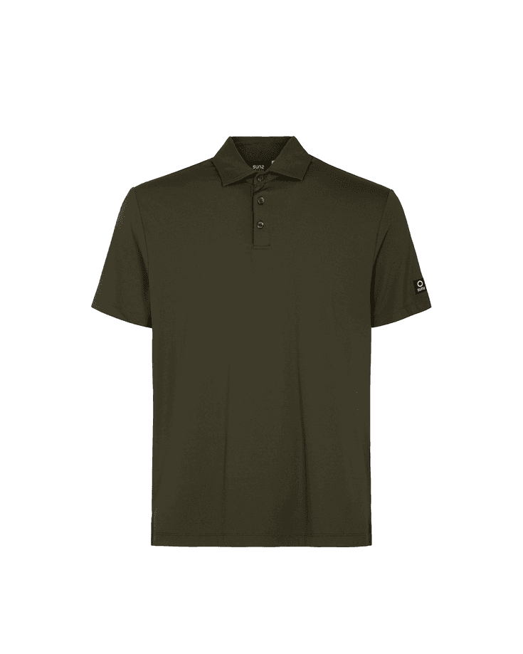 SUNS polo donato tek uomo verde - 3