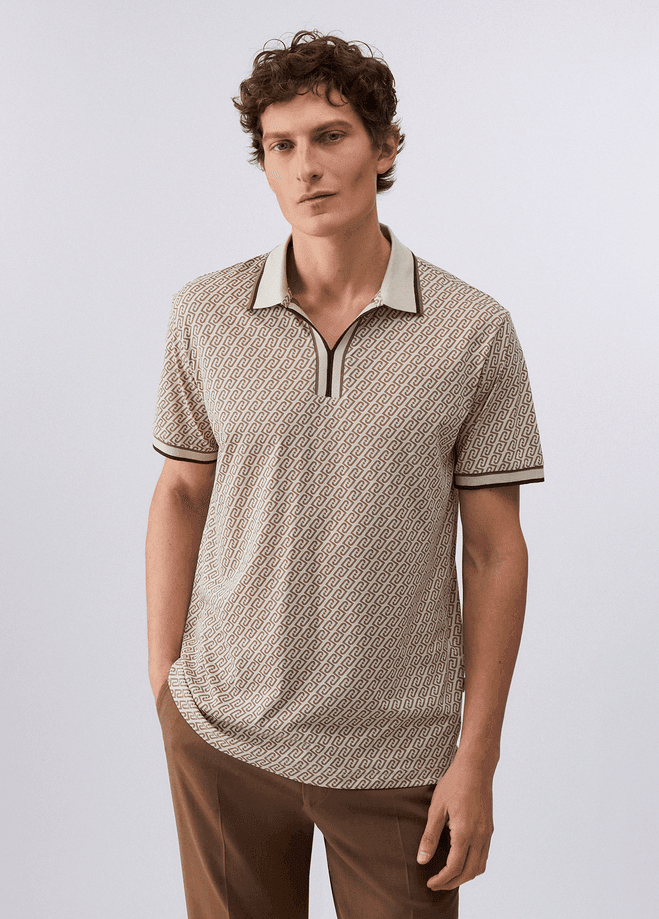 LIU JO polo con logo uomo verde - 2