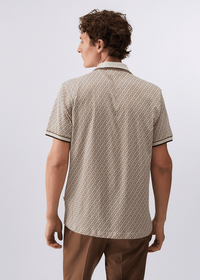 LIU JO polo con logo uomo verde - 3