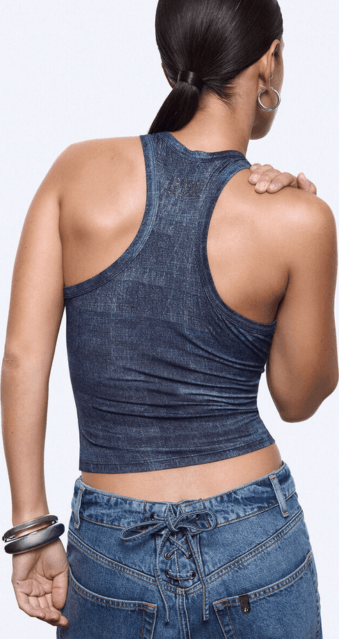 LIU JO top donna effetto denim - 3