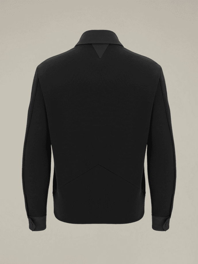 MACRON camicia overshirt archie uomo nero - 3