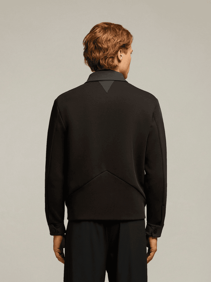 MACRON camicia overshirt archie uomo nero - 4