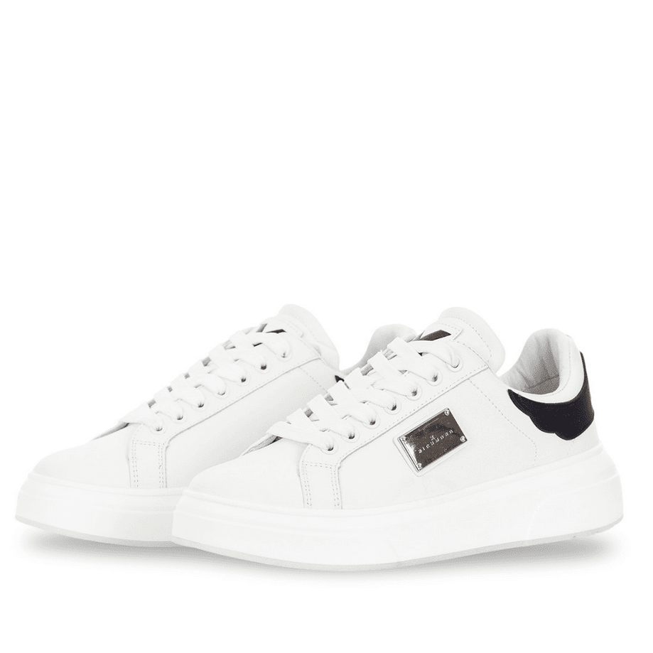 John  Richmond scarpe uomo bianco-nero - 4