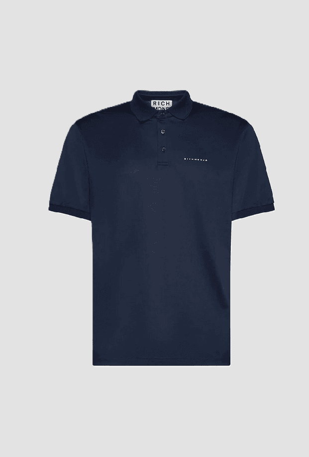 John  Richmond polo uomo navy blue - 3