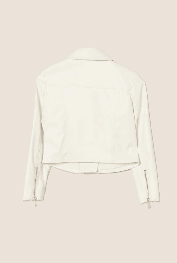 TWINSET giacca a chiodo bambina bianco - 2