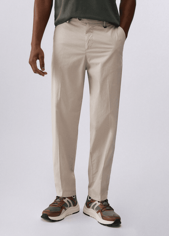 LIU JO pantalone chino uomo beige - 2