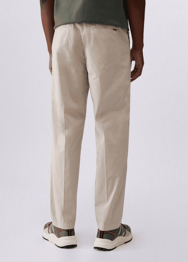 LIU JO pantalone chino uomo beige - 3