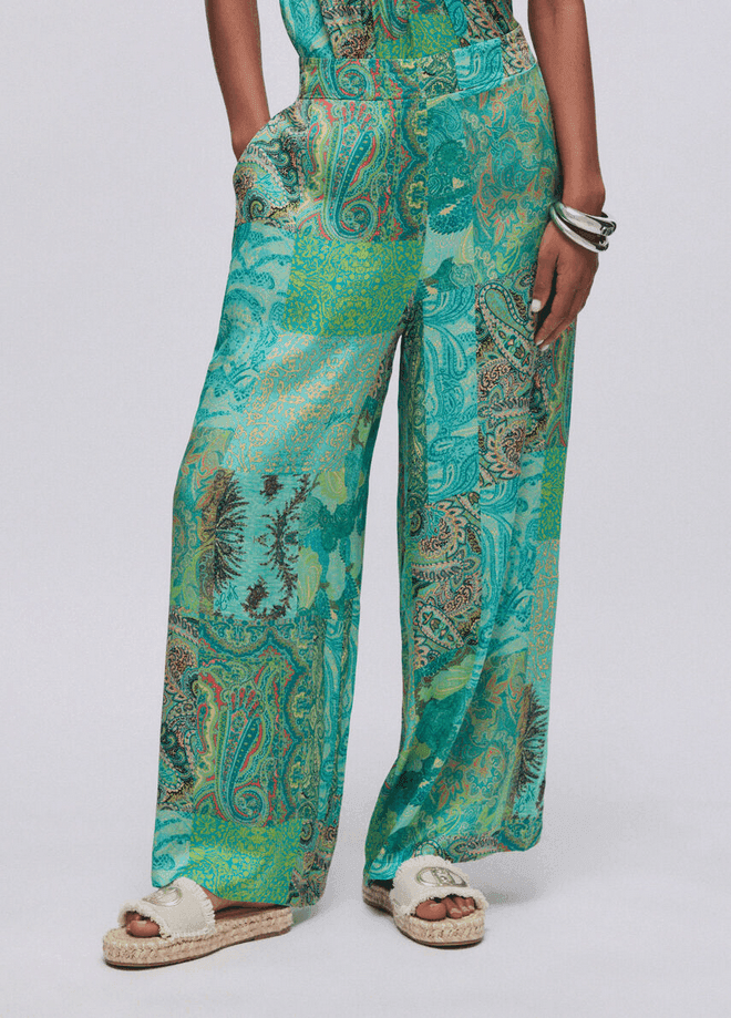 LIU JO pantalone donna verde acqua - 2