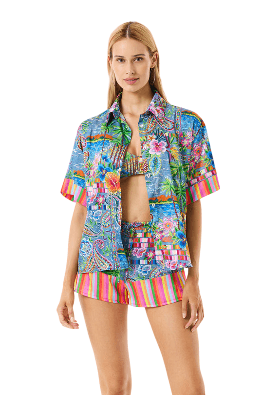4GIVENESS camicia donna denim mexican - 3
