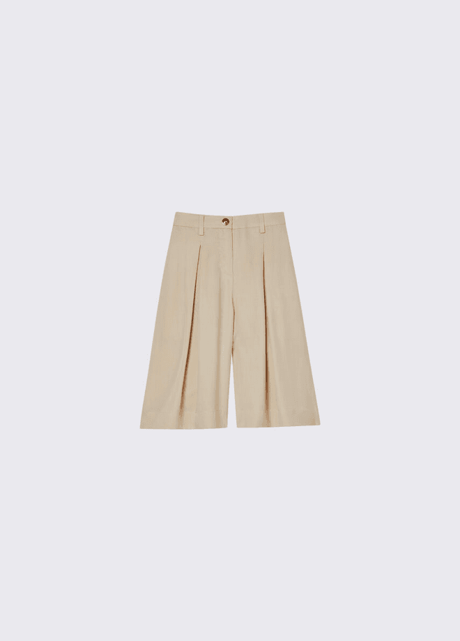 LIU JO KIDS bermuda con pence bambina beige - 4