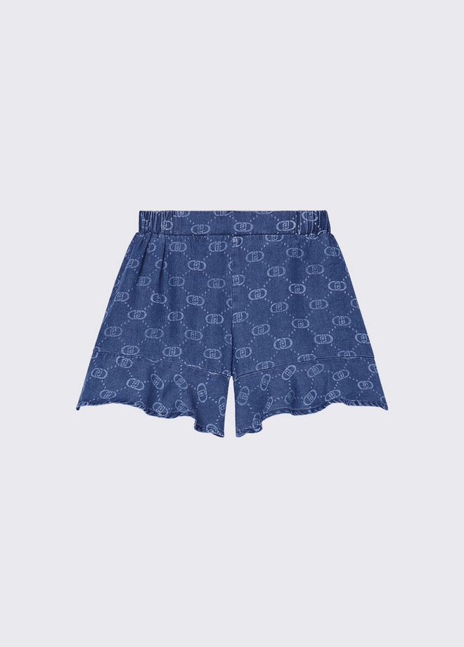 LIU JO KIDS shorts in denim bambina blu - 3