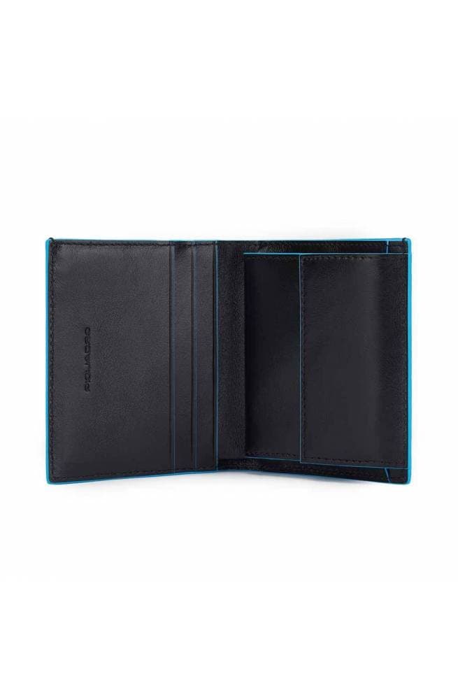PIQUADRO Portafoglio  blue square Uomo Pelle Nero PU5963B2R-N - 5