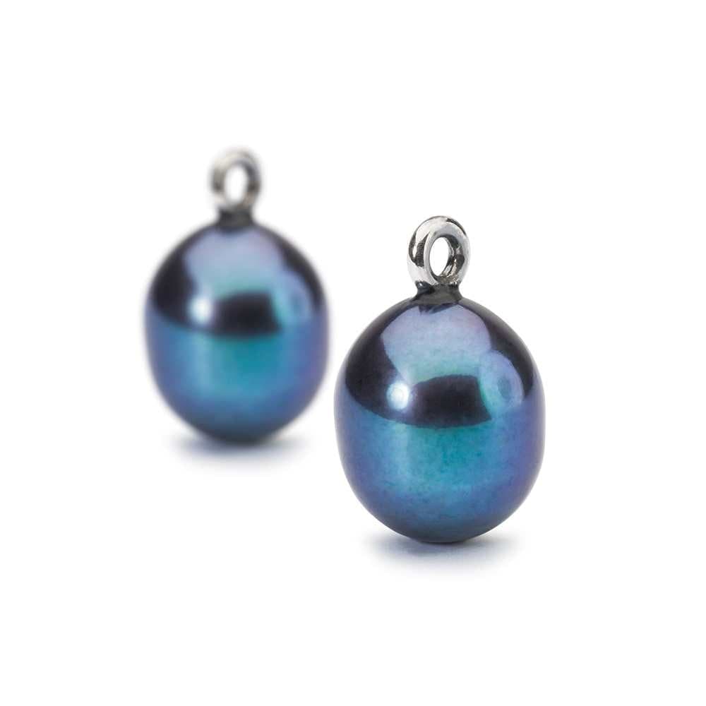 TROLLBEADS Orecchini Gocce di Perla Ovali  Donna - TAGEA-00092 - 2