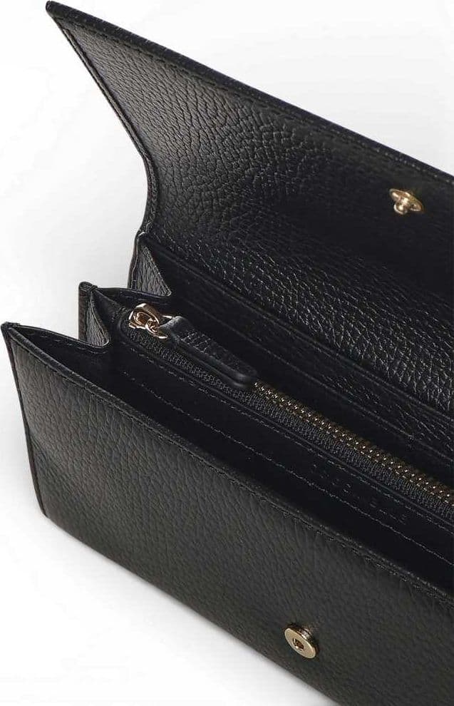 COCCINELLE Coccinelle Portafoglio Metallic Soft Donna Nero in Pelle - 8