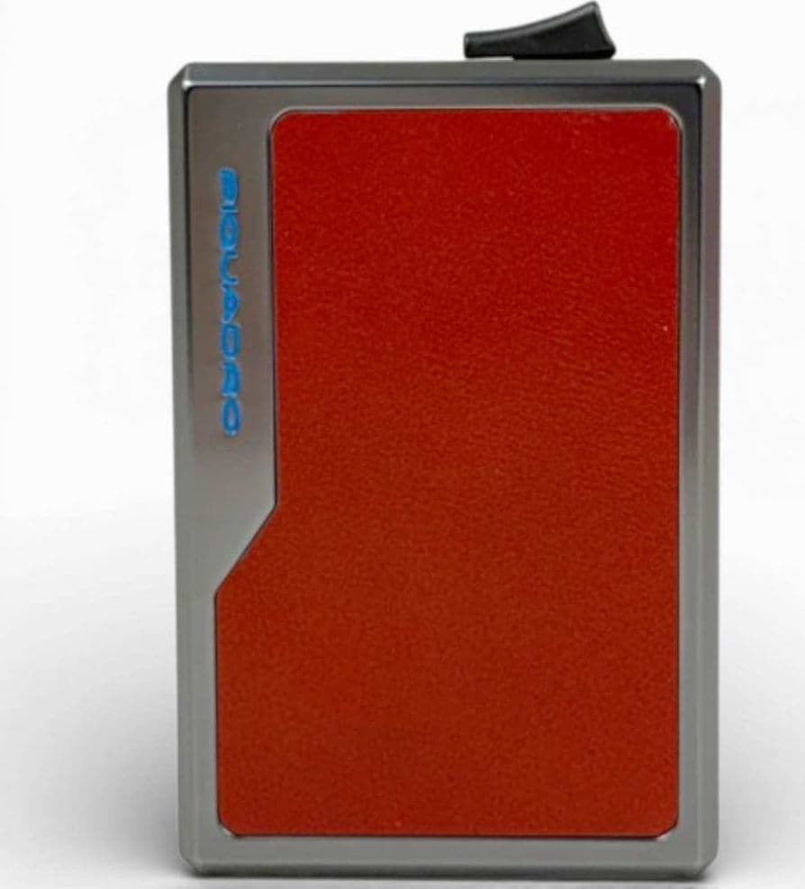 PIQUADRO Piquadro Porta carte di credito Blue Square Unisex Cuoio in Alluminio e Pelle - 2