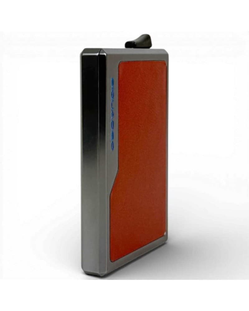 PIQUADRO Piquadro Porta carte di credito Blue Square Unisex Cuoio in Alluminio e Pelle - 3