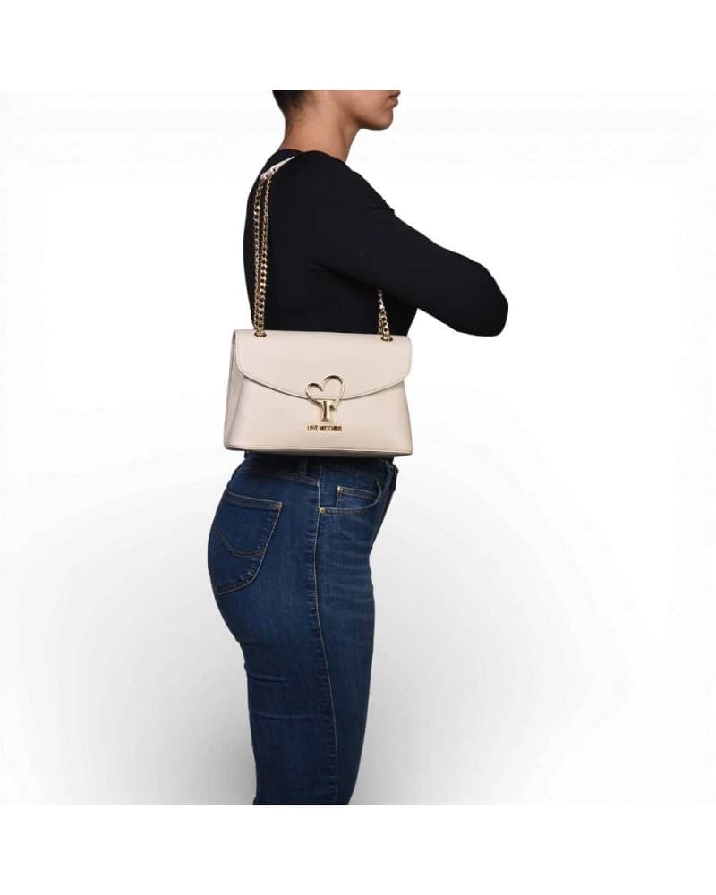Love Moschino  Borsa Avorio Donna Avorio in Sintetico - 7