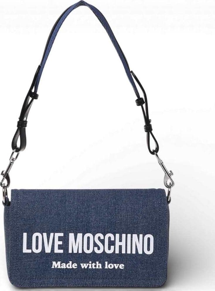 Love Moschino  Borsa Denim Donna Blu in Tessuto - 2