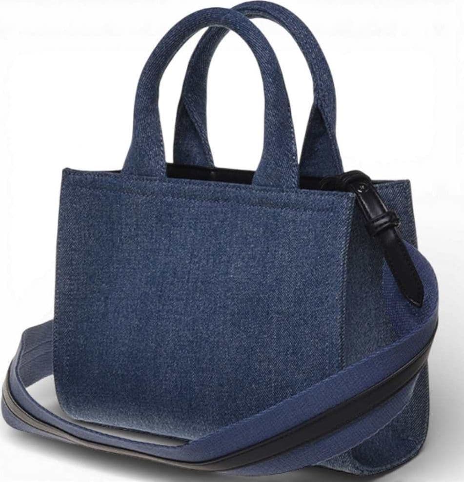 Love Moschino  Borsa Denim Donna Blu in Tessuto - 4
