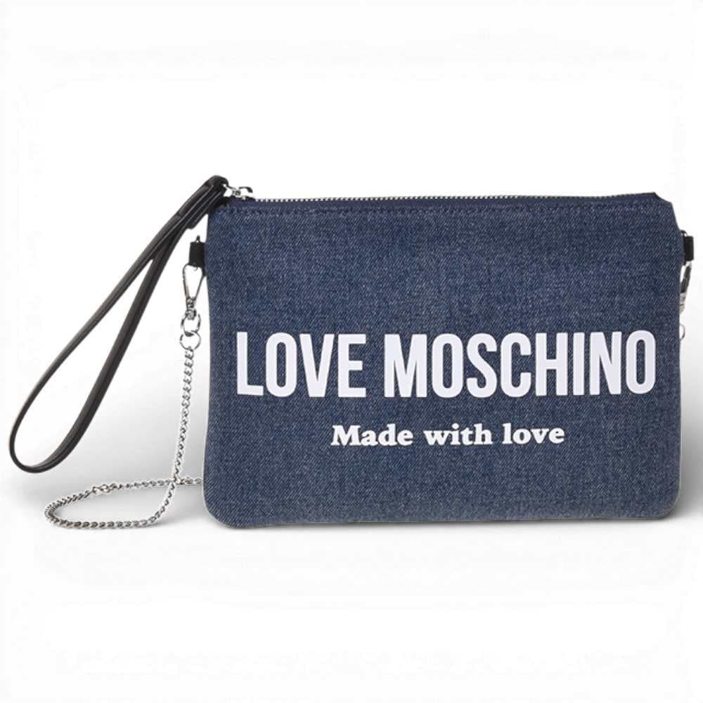 Love Moschino  Borsa Denim Donna Blu in Tessuto - 2