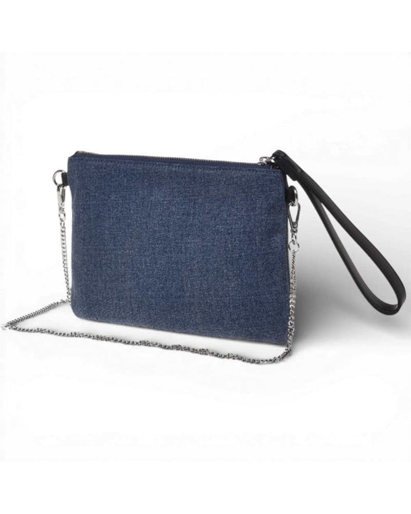 Love Moschino  Borsa Denim Donna Blu in Tessuto - 3