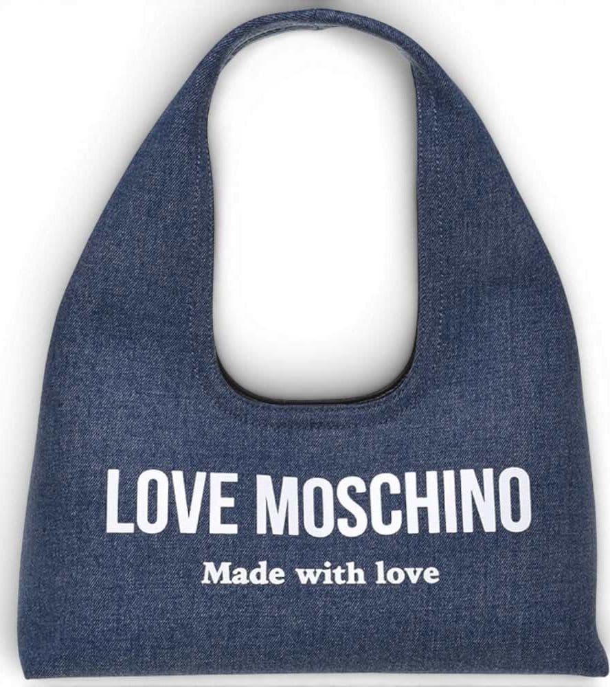 Love Moschino  Borsa Denim Donna Blu in Tessuto - 2