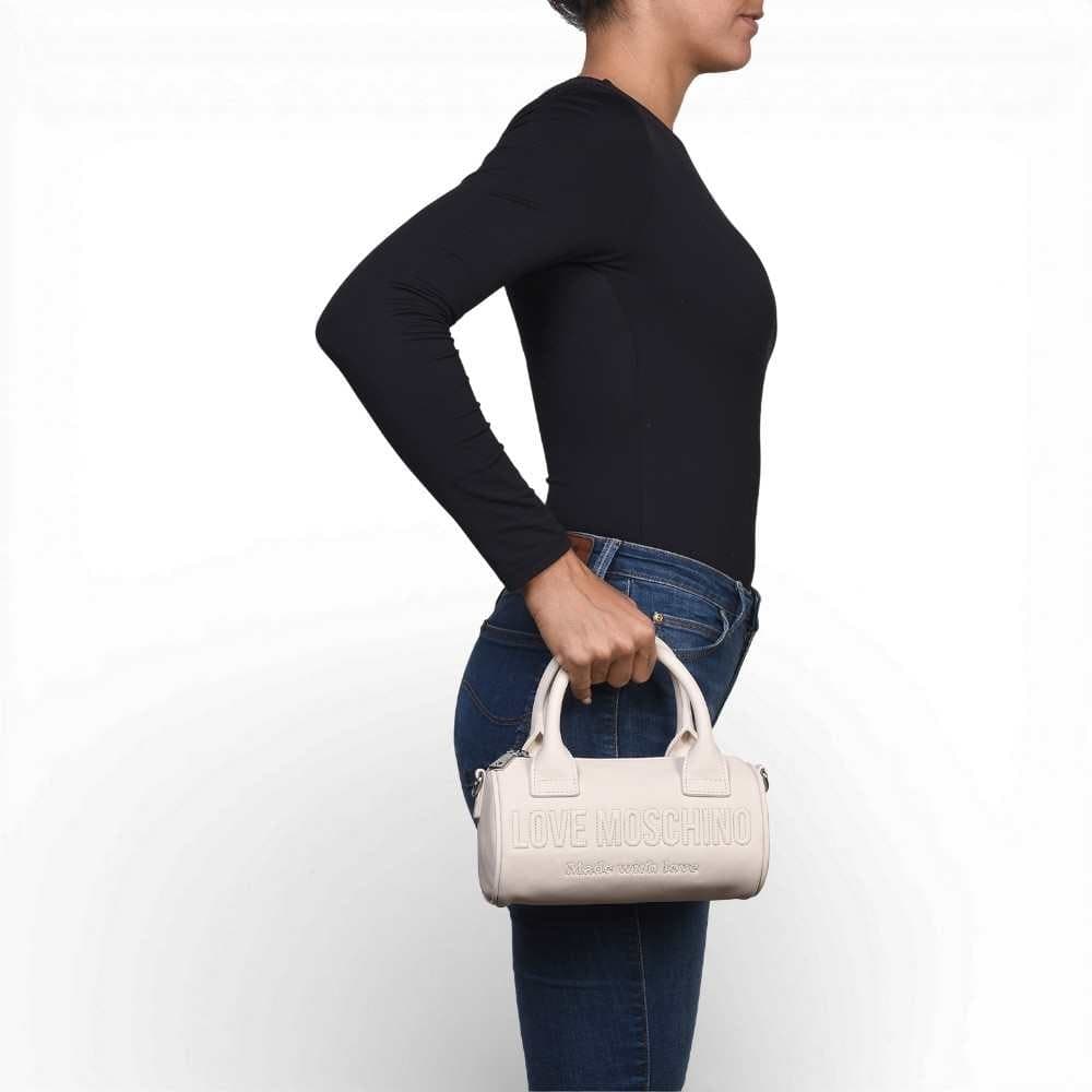 Love Moschino  Borsa Grs Donna Avorio in Sintetico - 8