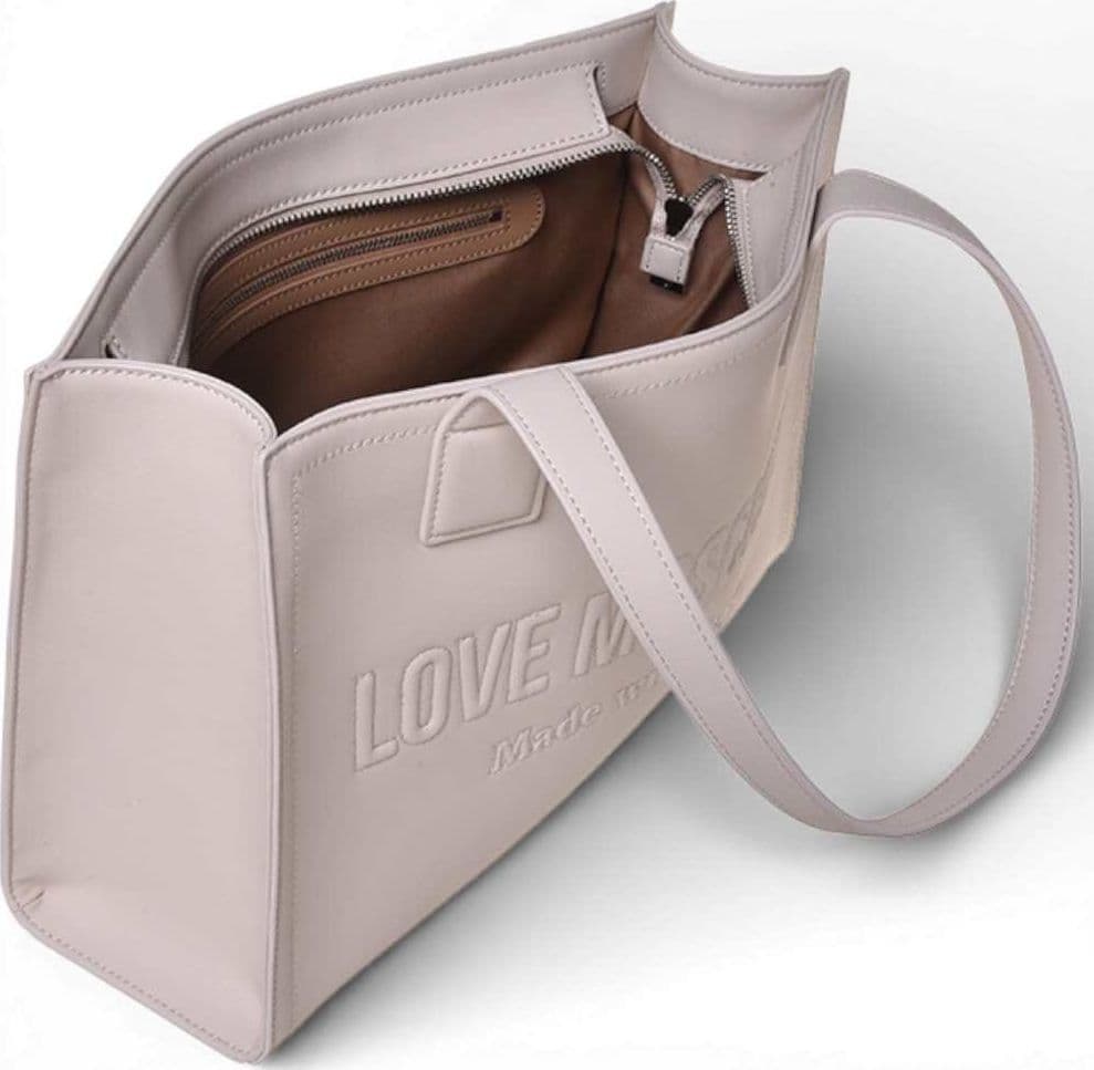Love Moschino  Borsa Grs Donna Avorio in Sintetico - 6