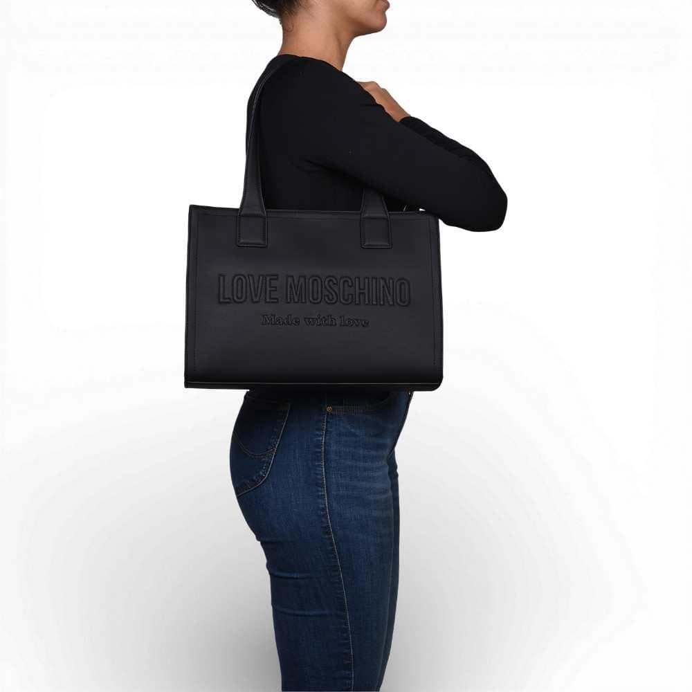 Love Moschino  Borsa Grs Donna Nero in Sintetico - 8