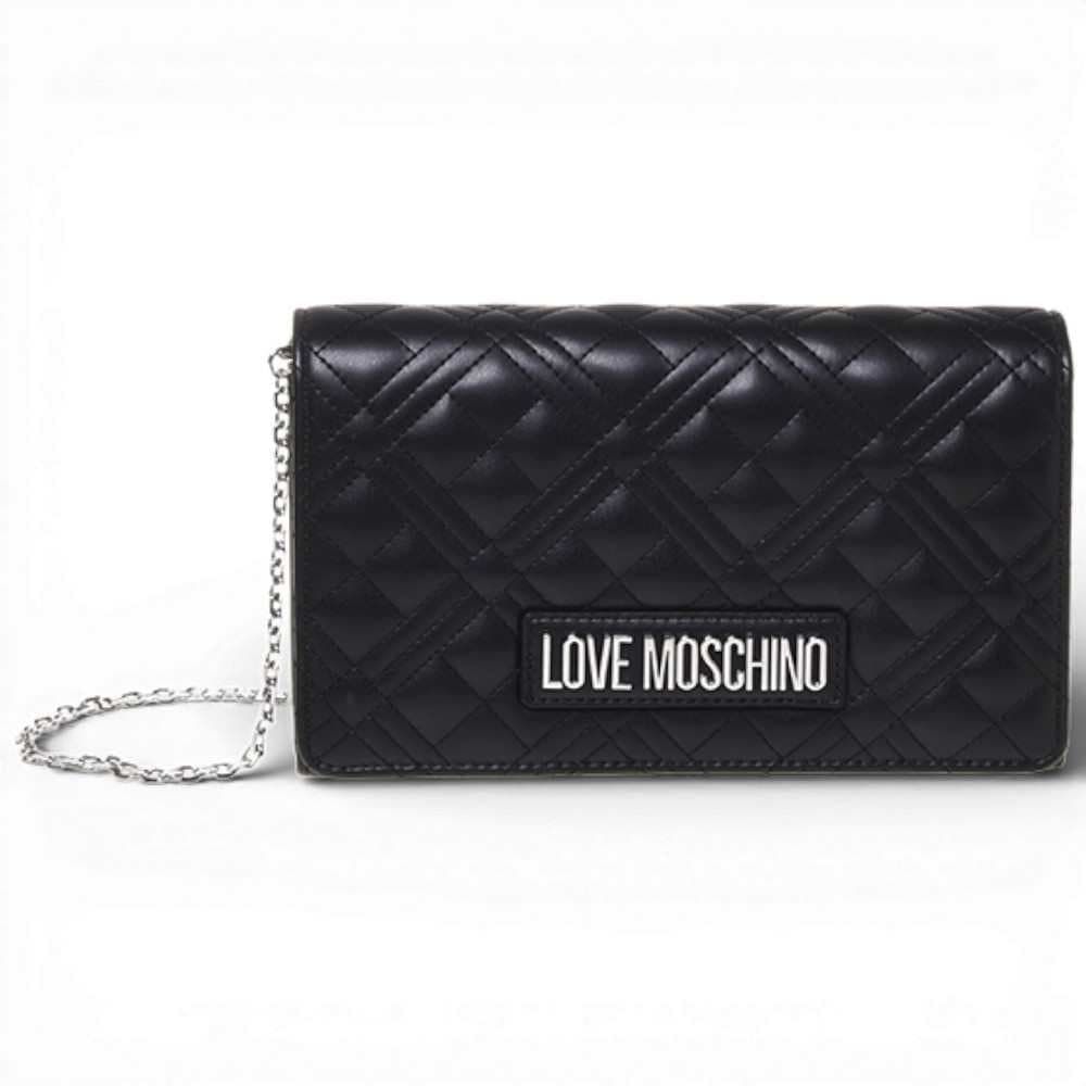 Love Moschino  Borsa Quilted Donna Nero in Sintetico - 2