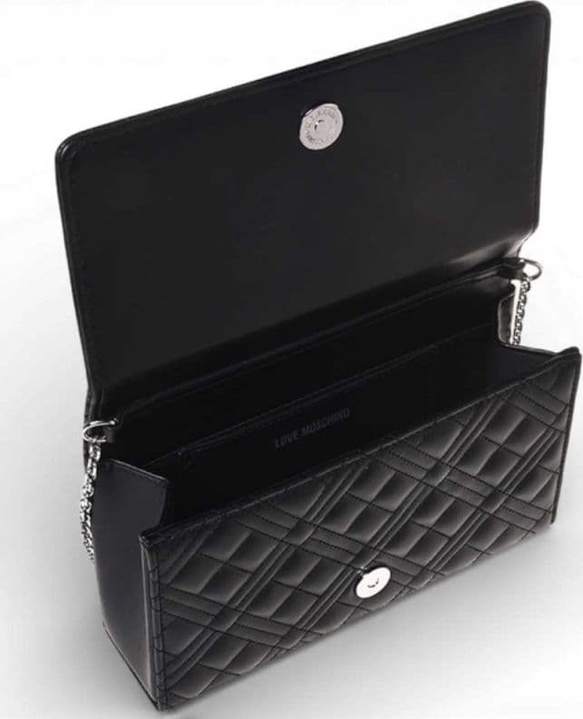Love Moschino  Borsa Quilted Donna Nero in Sintetico - 5