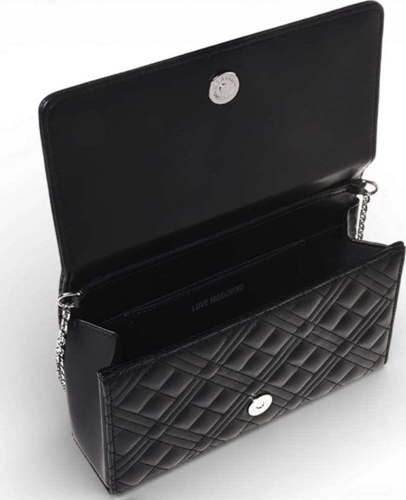 Love Moschino  Borsa Quilted Donna Nero in Sintetico - 6