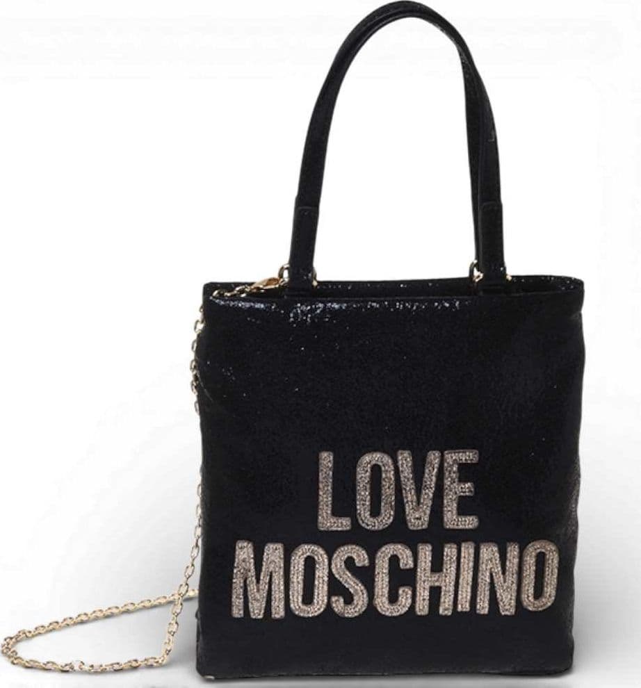 Love Moschino  Borsa Soft Donna Nero in Tessuto - 2
