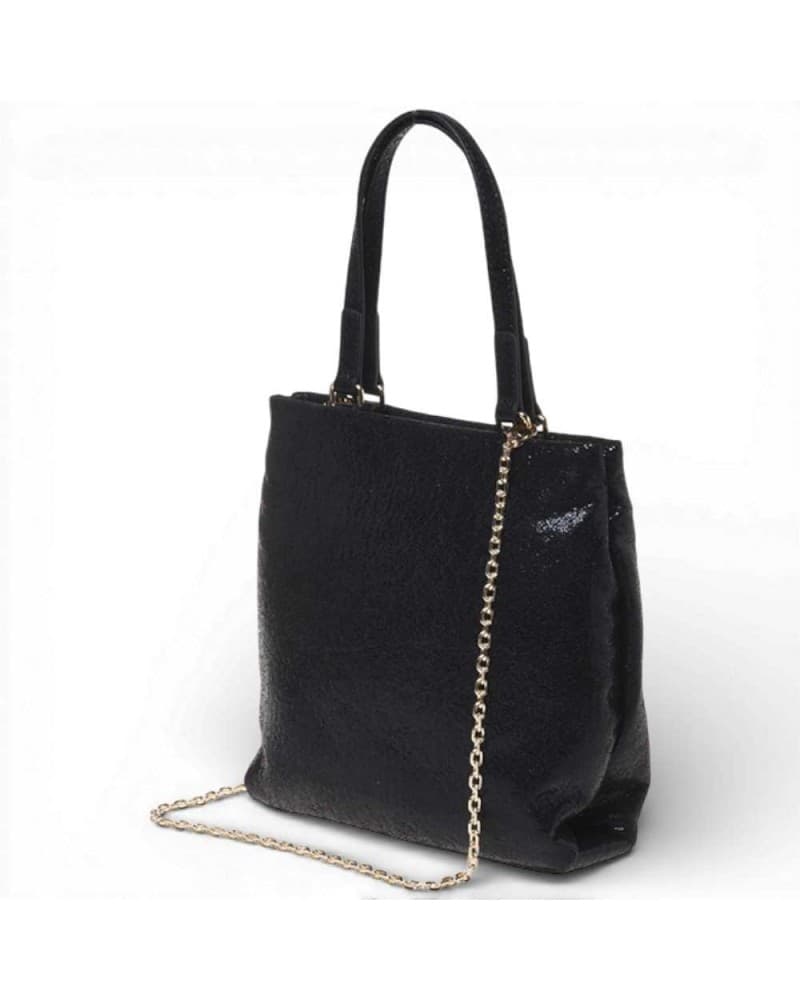 Love Moschino  Borsa Soft Donna Nero in Tessuto - 3