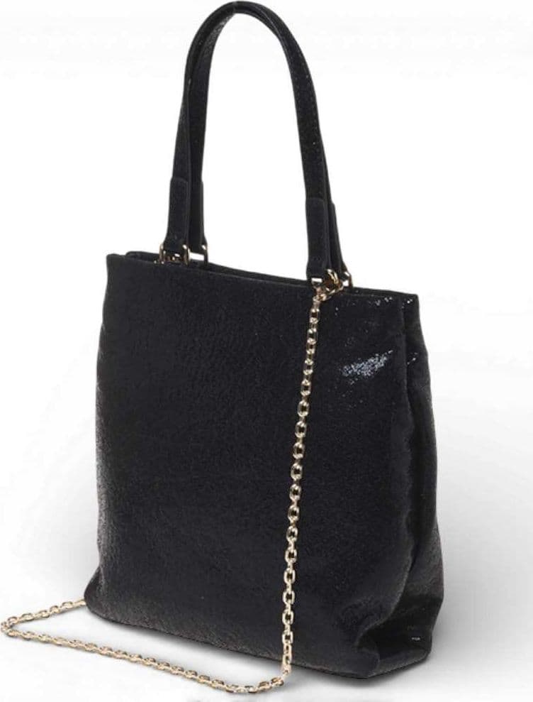 Love Moschino  Borsa Soft Donna Nero in Tessuto - 4