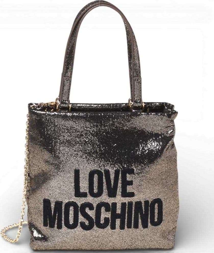 Love Moschino  Borsa Soft Donna Oro in Tessuto - 2