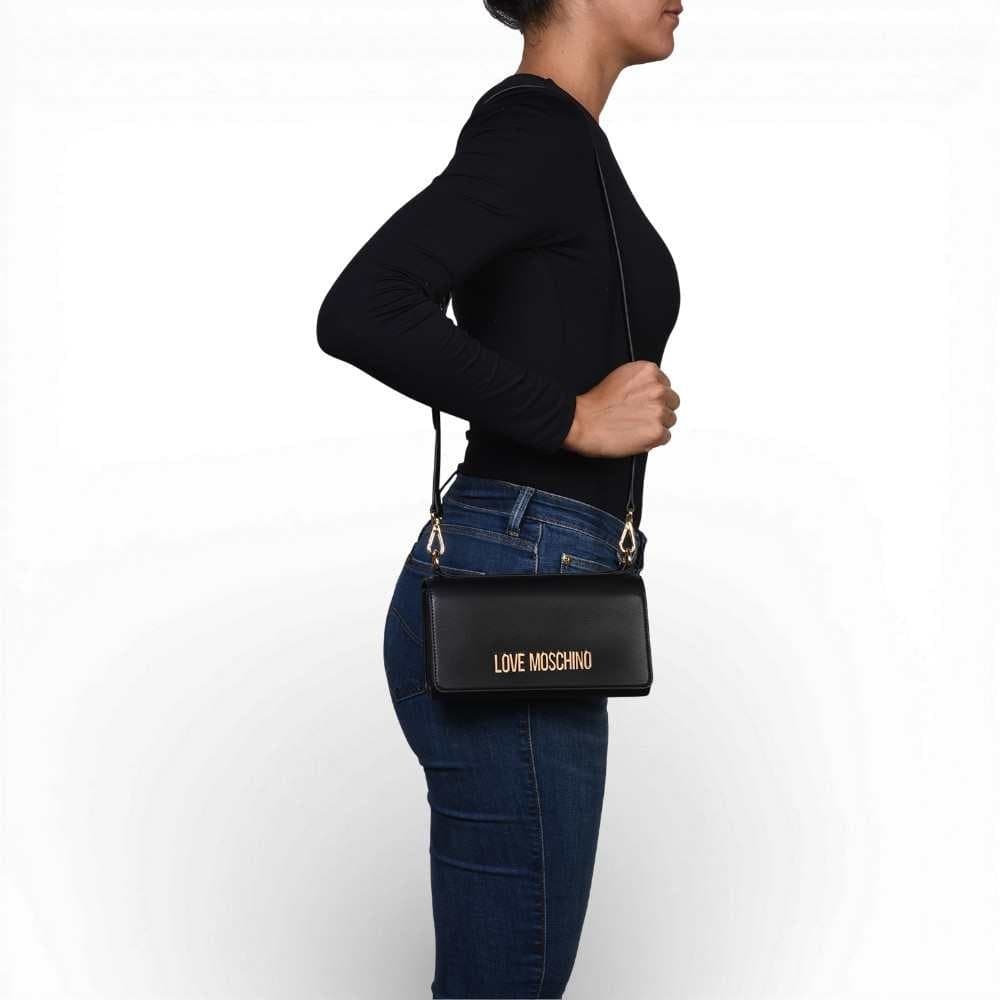 Love Moschino  Shopping Bag Donna Nero in Sintetico - 8