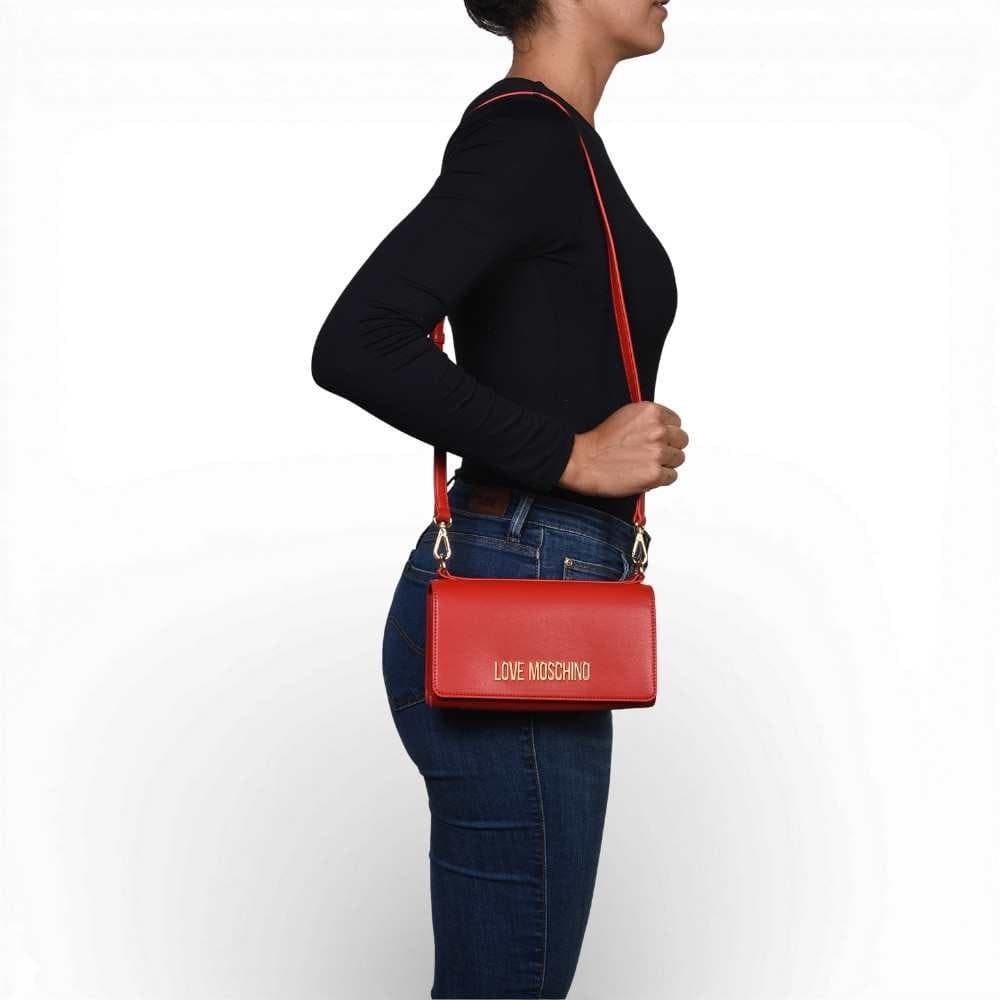 Love Moschino  Shopping Bag Donna Rosso in Sintetico - 8