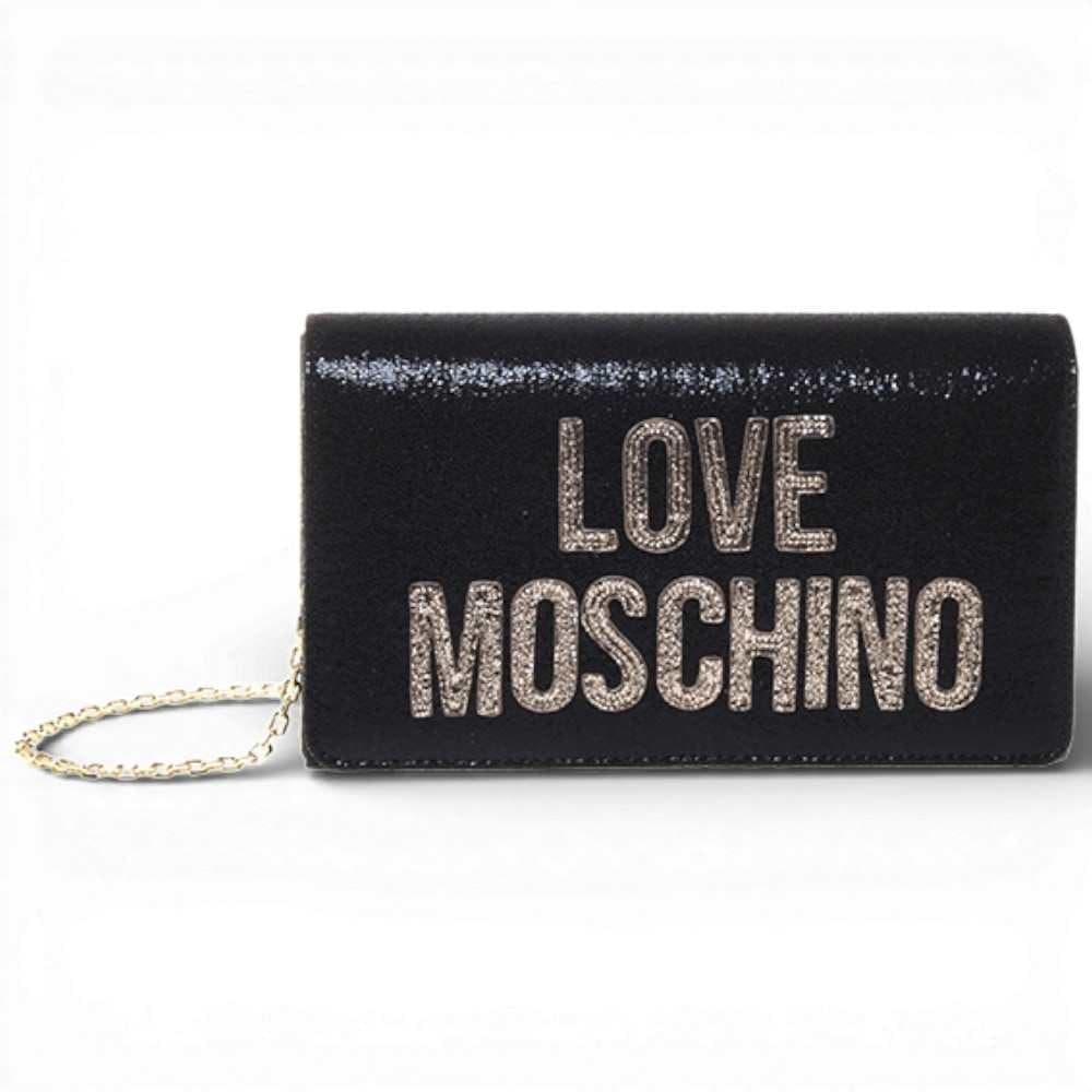 Love Moschino  Shopping Bag Soft Donna Nero in Tessuto - 2