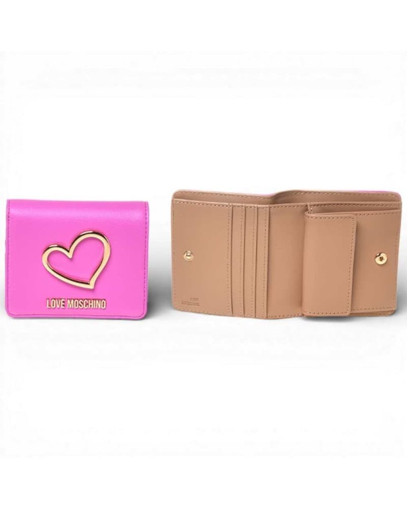 Love Moschino  Portafoglio Donna Fuxia in Sintetico - 7