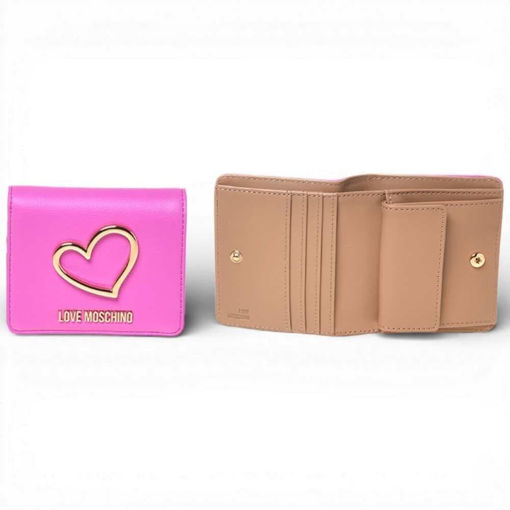 Love Moschino  Portafoglio Donna Fuxia in Sintetico - 2