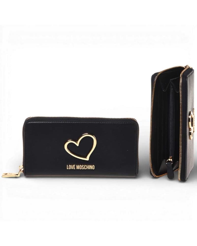Love Moschino  Portafoglio Donna Nero in Sintetico - 7