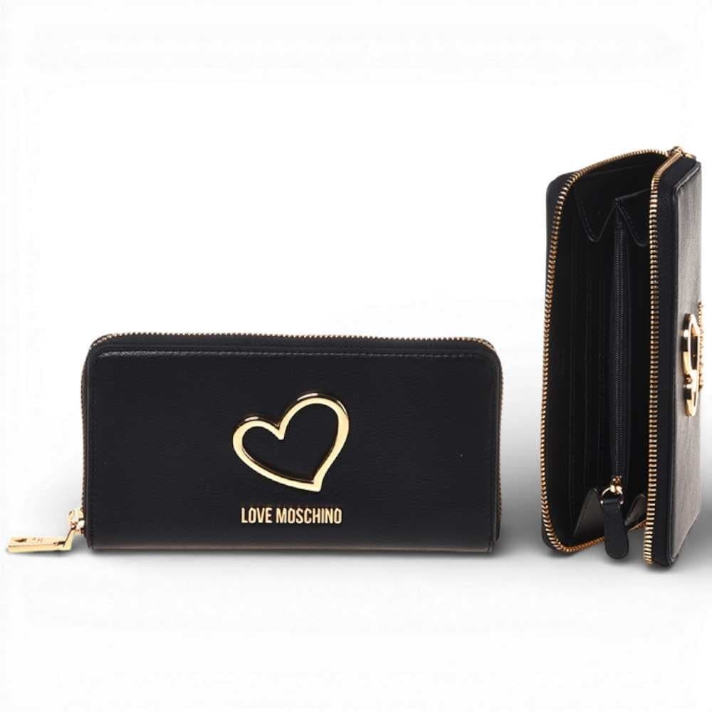 Love Moschino  Portafoglio Donna Nero in Sintetico - 2