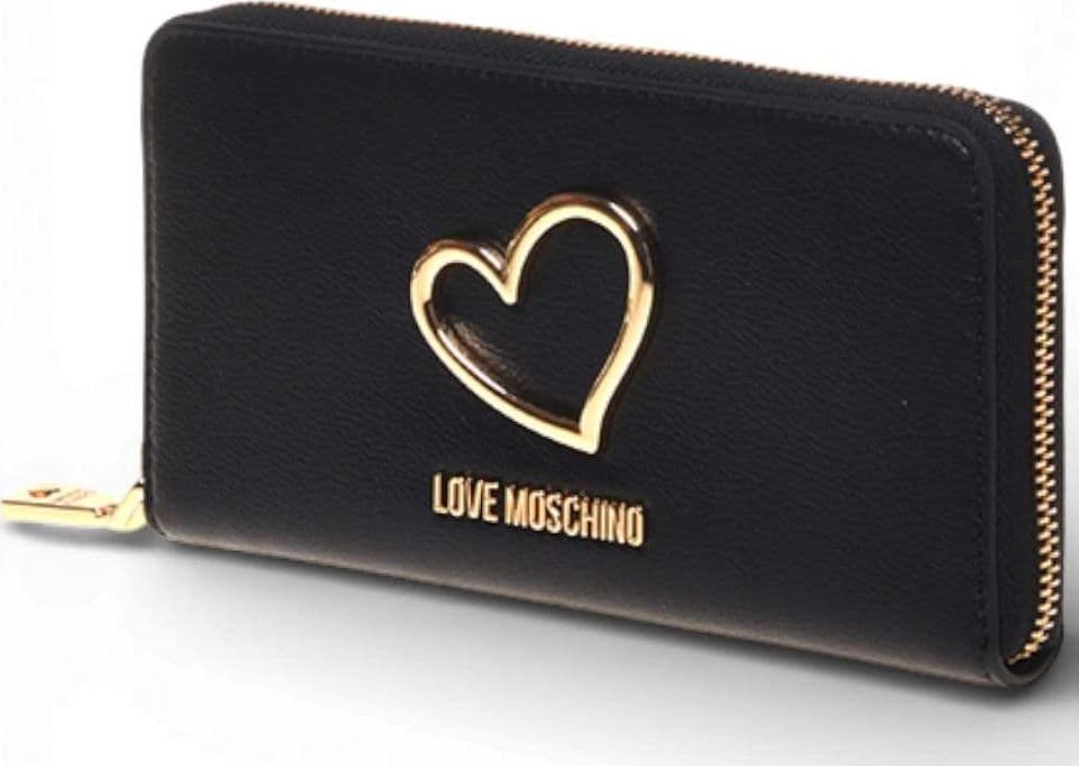 Love Moschino  Portafoglio Donna Nero in Sintetico - 4