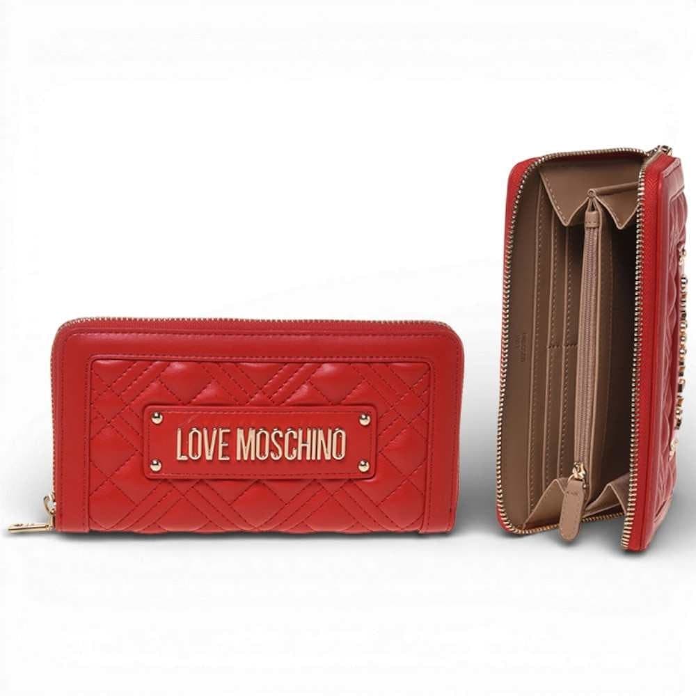 Love Moschino  Portafoglio Quilted Donna Rosso in Sintetico - 2