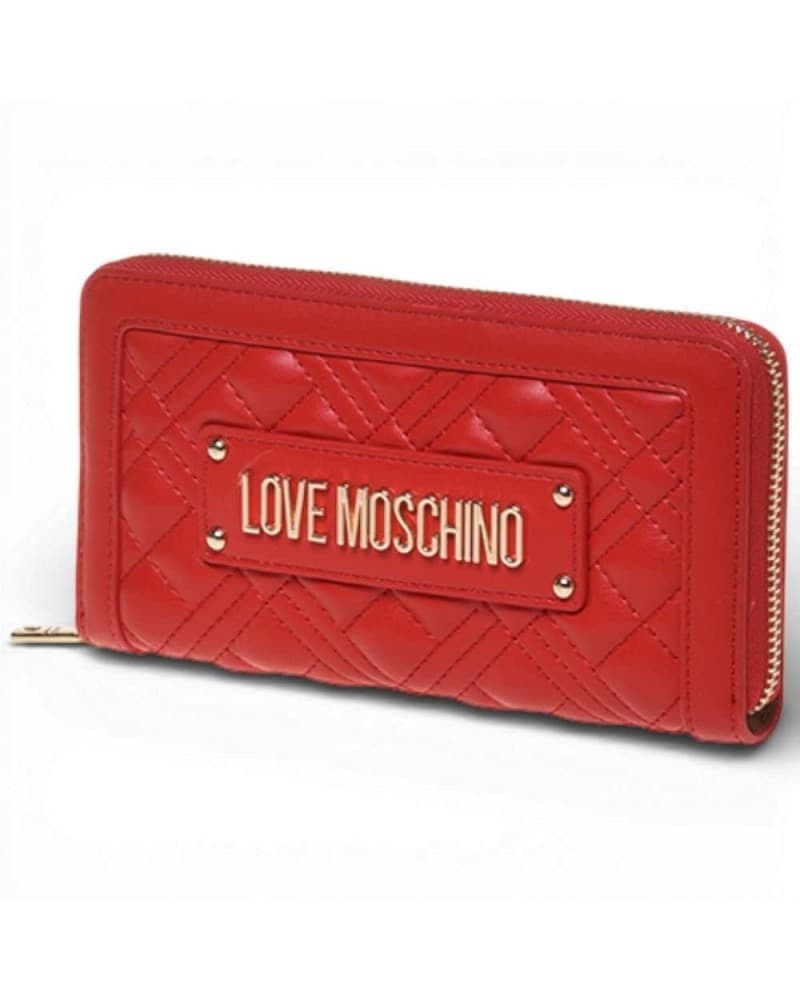 Love Moschino  Portafoglio Quilted Donna Rosso in Sintetico - 3