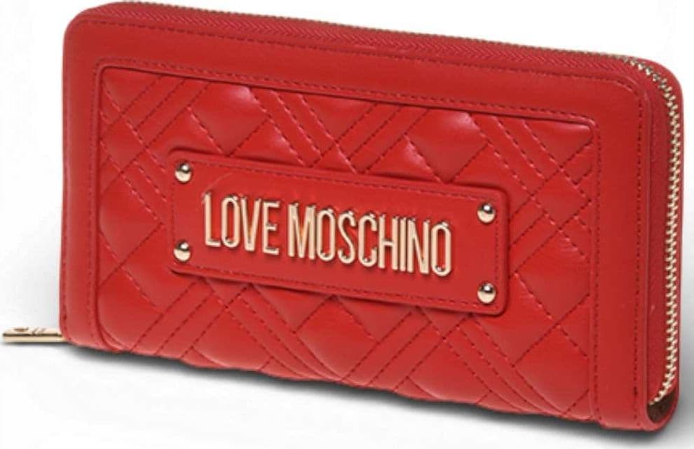 Love Moschino  Portafoglio Quilted Donna Rosso in Sintetico - 4